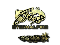 Gold Sticker - xfl0ud (Gold) | Antwerp 2022