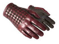 Driver Gloves - Crimson Weave