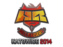 Holo Sticker - HellRaisers (Holo) | Katowice 2014