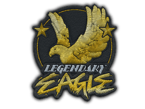 Patch - Metal Legendary Eagle