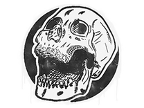 Graffiti - Rising Skull
