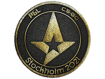 Team Patch - Astralis (Gold) | Stockholm 2021