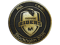 Team Patch - Movistar Riders (Gold) | Stockholm 2021