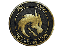 Team Patch - Team Spirit (Gold) | Stockholm 2021